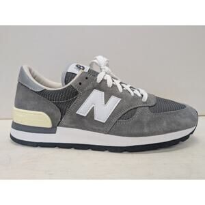 New Balance 990 30th Anniversary Gray White Made In USA M990GRY Mens Size 12